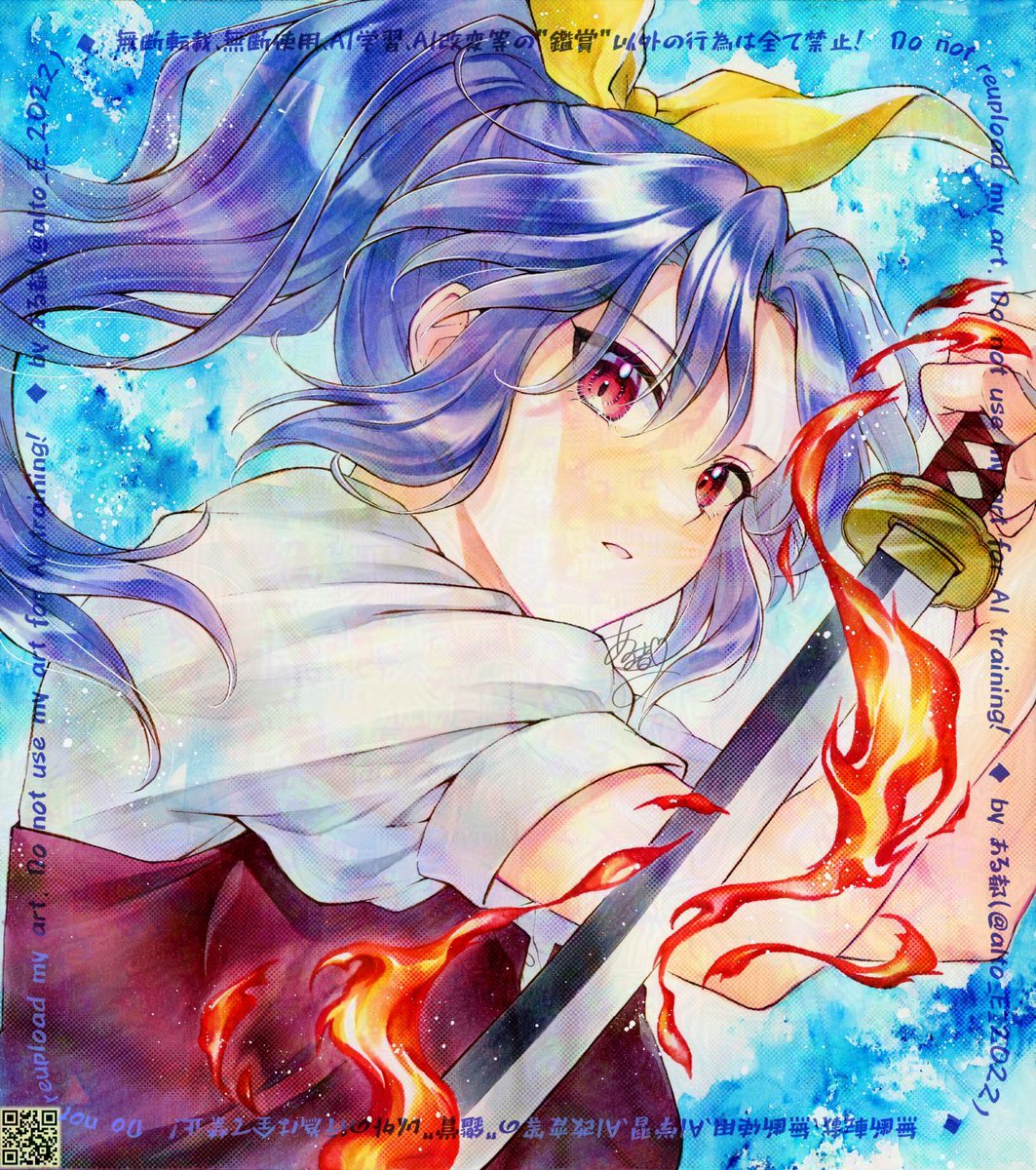 alto_E_2022's tweet photo. 【ご依頼品】⛩東方Project⛩

🌕綿月依姫⚔️

依姫様も、原作を読破したあとのノリノリテンションでわたしの趣味全開に😇
🥧は大きめで…とのことでしたが見事に隠れるポーズにしてしまって申し訳ｎ…
描く機会をくださって、ありがとうございました！！ https://t.co/3qevtZIVCH