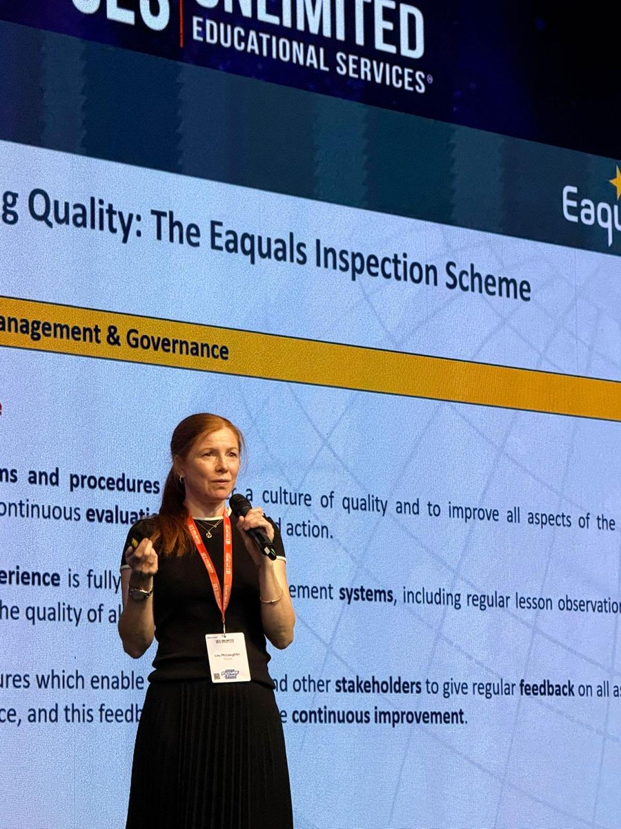 Eaquals's tweet image. 📍 #UESUniFest 2026 in Turkiye

Our takeaway: you can’t be "Future Fluent" without a solid foundation. Lou McLaughlin shared our roadmap for future-proofing HEIs. A strong core is the best strategy.

Thanks @UESTURKIYE for a great event!

#HigherEd #FutureFluent