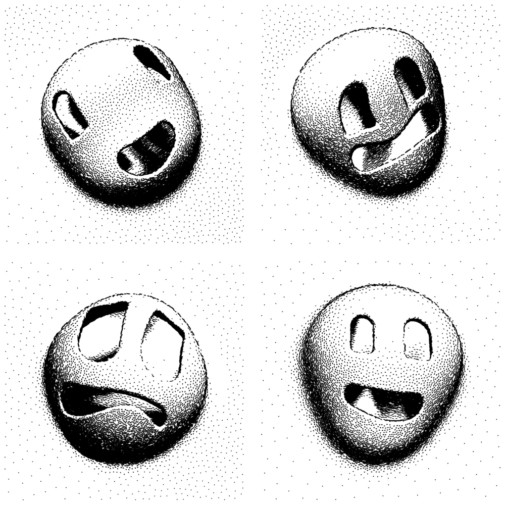 artblocks_io's tweet photo. This week on Art Blocks Studio

A new series of infinitely variable expressions in code from @piterpasma: 

"about half a page of inscrutably esoteric incantations with no external dependencies, running in the browser."

Here's your sneak peek at MASKS.
Coming April 23 https://t.co/0Z8Svp0niI