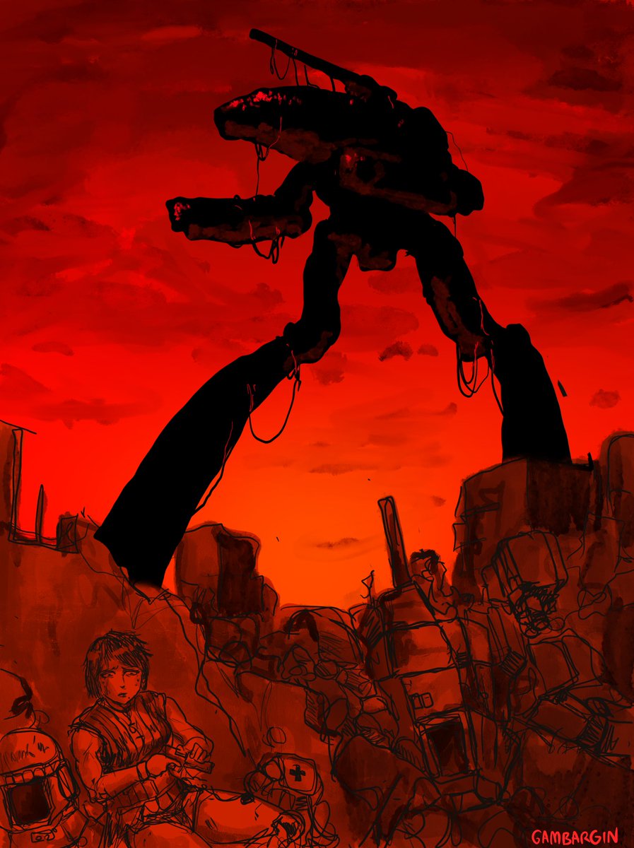 gambargin's tweet photo. The Dark Battletech

“The sky bled in crimson
As the ground tore asunder
For the dreaded one arisen,
The Black Marauder”

A fanart and my interpretation of the infamous Black Marauder of the Battletech universe https://t.co/qkCuRLhswQ