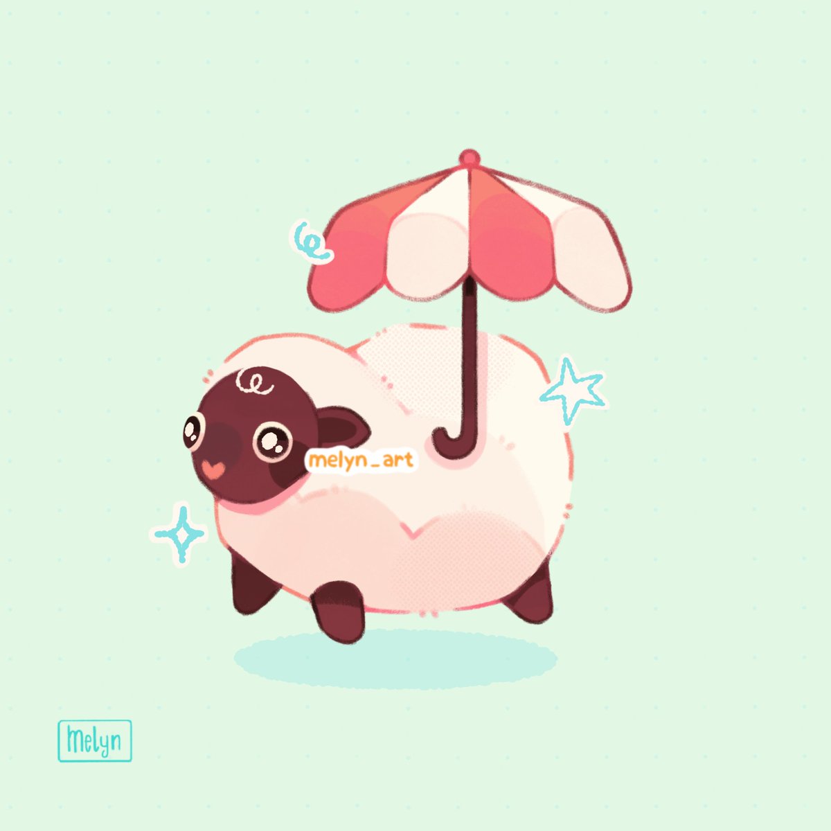 ☁️; a sheep flying away ⊹ ˖ֹ
