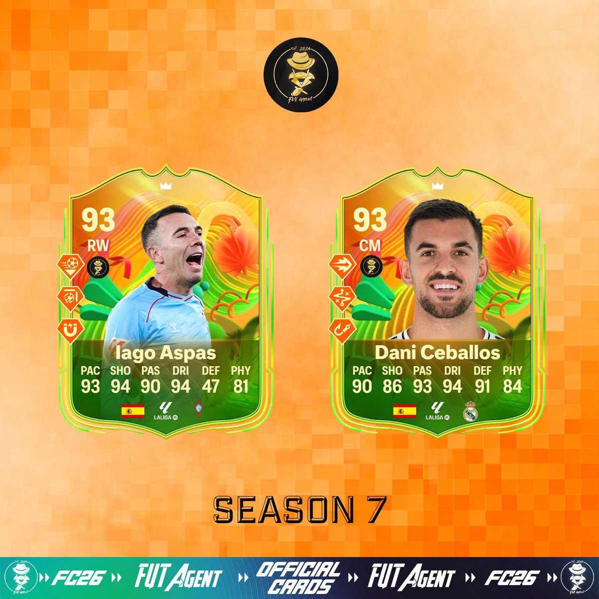 Iago Aspas Season Card Dani Ceballos Season Card your country?