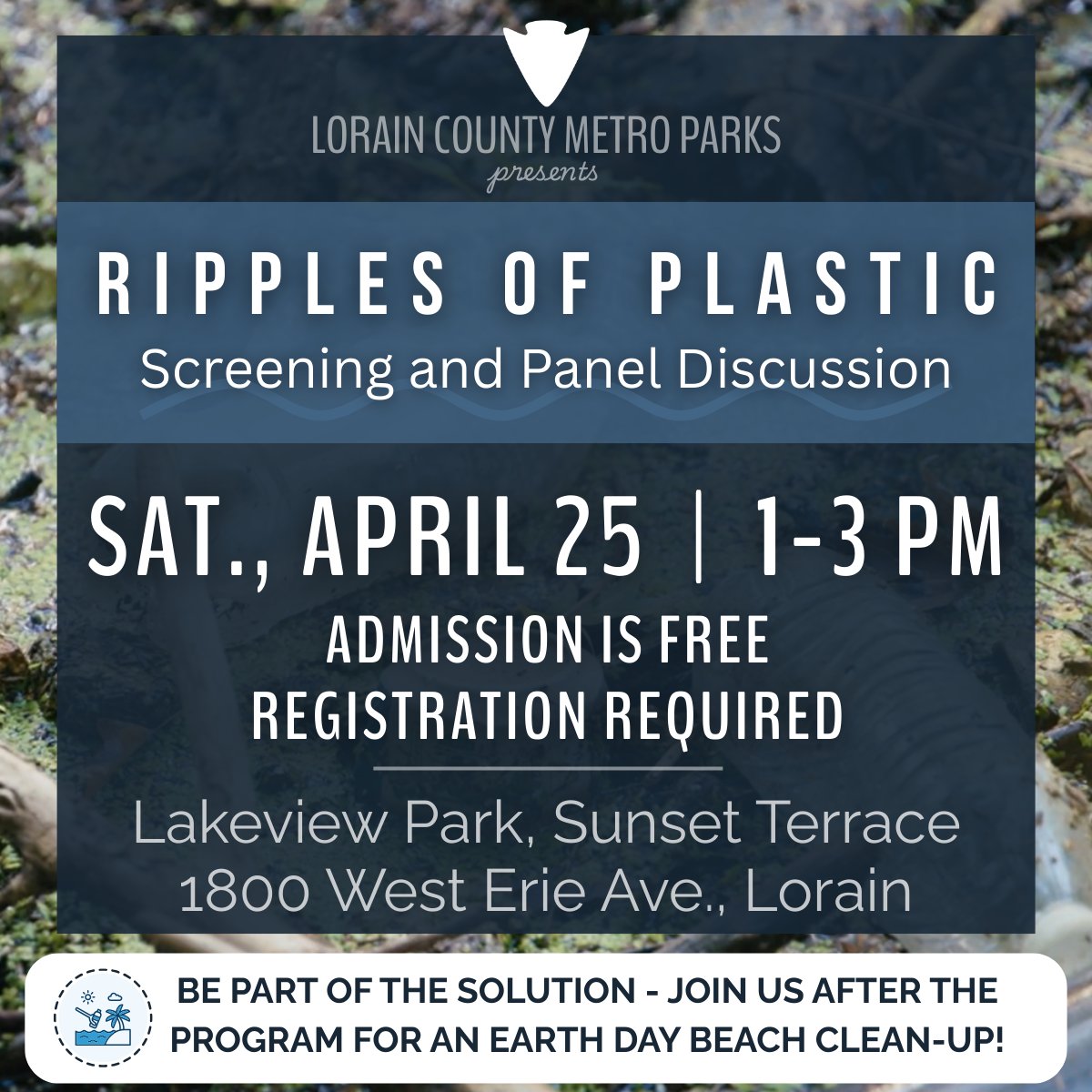 LCMetroParks's tweet image. 🏖️ Ripples of Plastic + expert panel + beach demo &amp;amp; clean-up with Joshua Dykstra. See, learn, &amp;amp; act this Earth Day! Free admission, registration required: tinyurl.com/Ripples-of-Pla…
 #EarthDayCleanup #GreatLakes #PlasticPollution