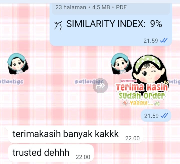Gigem (cek turnitin) tweet media