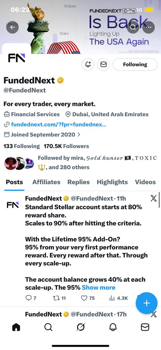 Sol_Kizzy's tweet photo. @Isabelloisa1 @FundedNext @unique_Aff_net @Marwan_fx01 @CreativeRhay 
@Rasheedisa7 
@fundedchemist 

Done ✅ https://t.co/wzPX6g12Xm