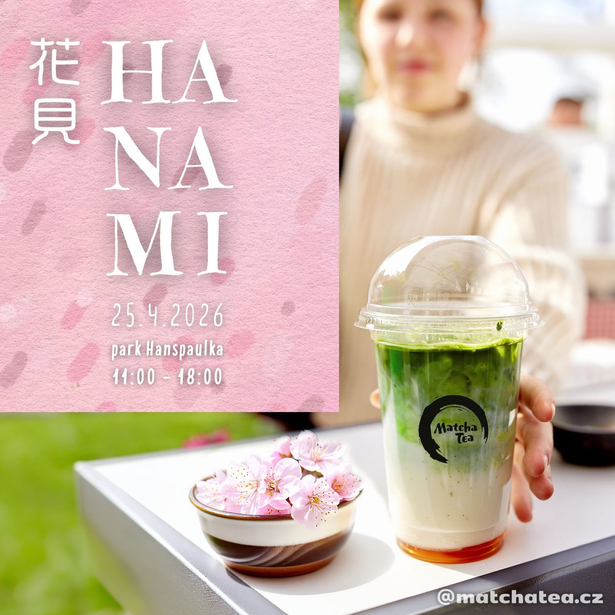 MatchaTea_cz's tweet image. 🌸 V sobotu nás najdete na Hanami v parku Hanspaulka.

Přijďte si užít den pod sakurami a zastavte se u našeho stánku na pravou japonskou matchu 🍵💚

📍 Praha 6 – Hanspaulka
📅 25. 4.
⏰ 11:00–18:00

Více info: bit.ly/4sTszQk

#hanami #praha #matcha #matchatea #sakura