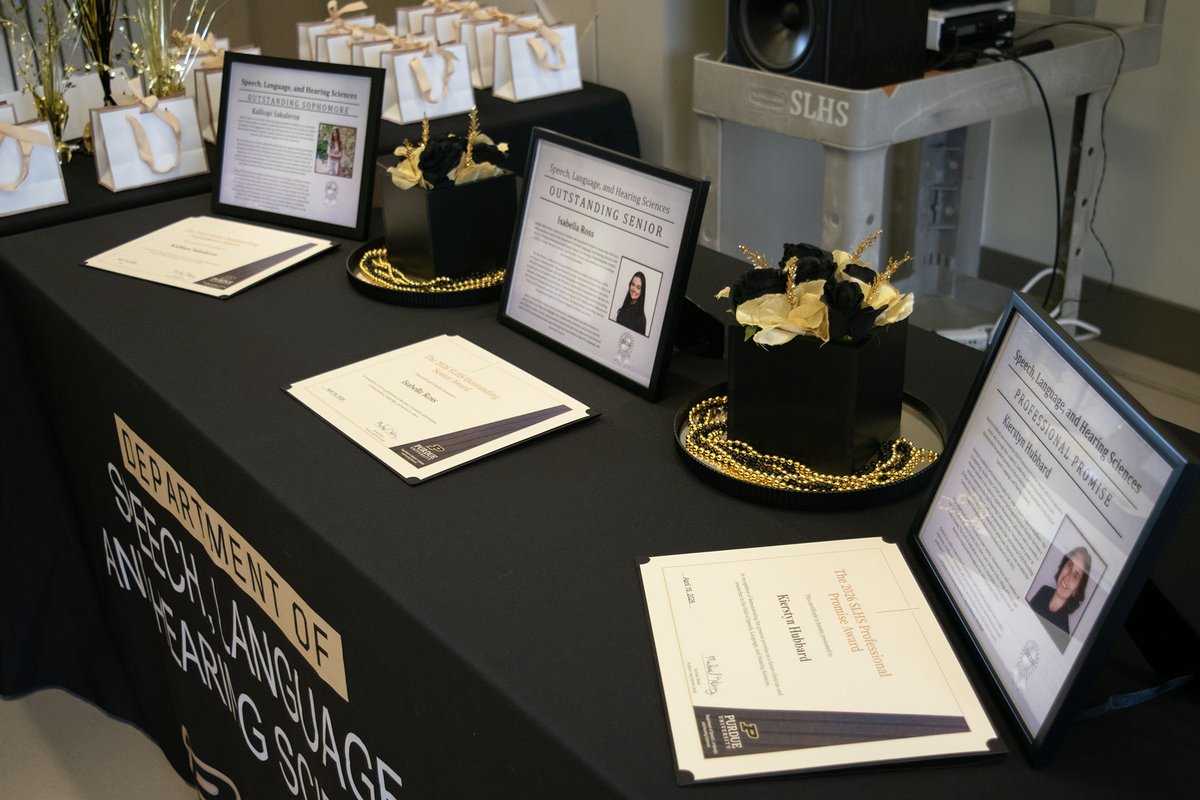 Purdue Speech, Language, & Hearing Sciences (SLHS) tweet media