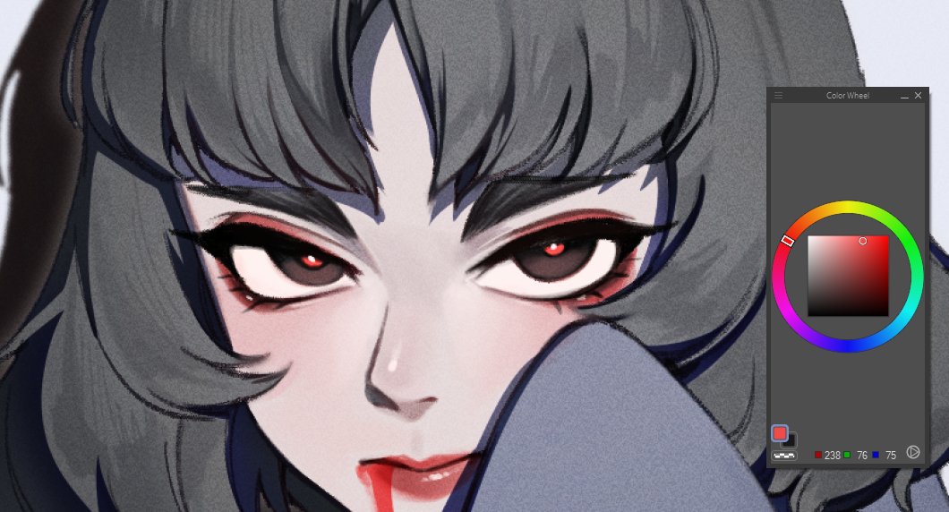 I'm redrawing that Mina Ha piece and making it to a full-on painting huehue