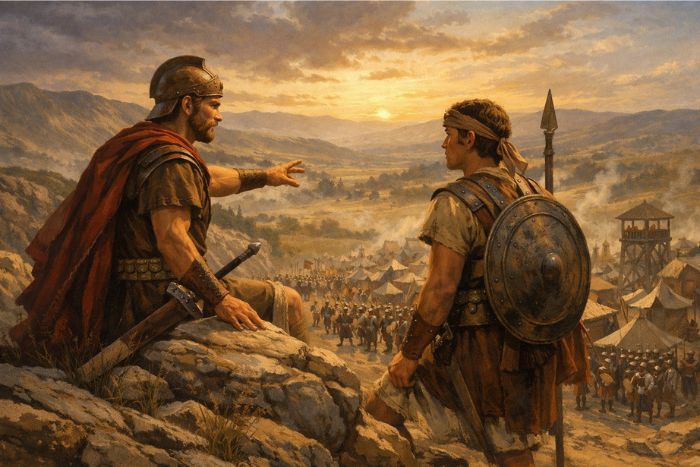 RonKelleher's tweet image. You don’t need certainty to lead in faith.
Jonathan said, “Perhaps the Lord will act…”—and stepped forward anyway.
Faith isn’t about knowing outcomes. It’s about trusting God enough to act.
📖 Read more: zurl.co/Ai5AG 
#ChristianLeadership #Faith