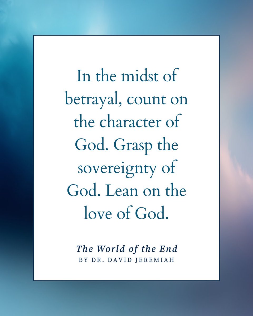 God remains faithful, even when others fail. Anchor your trust in Him alone.