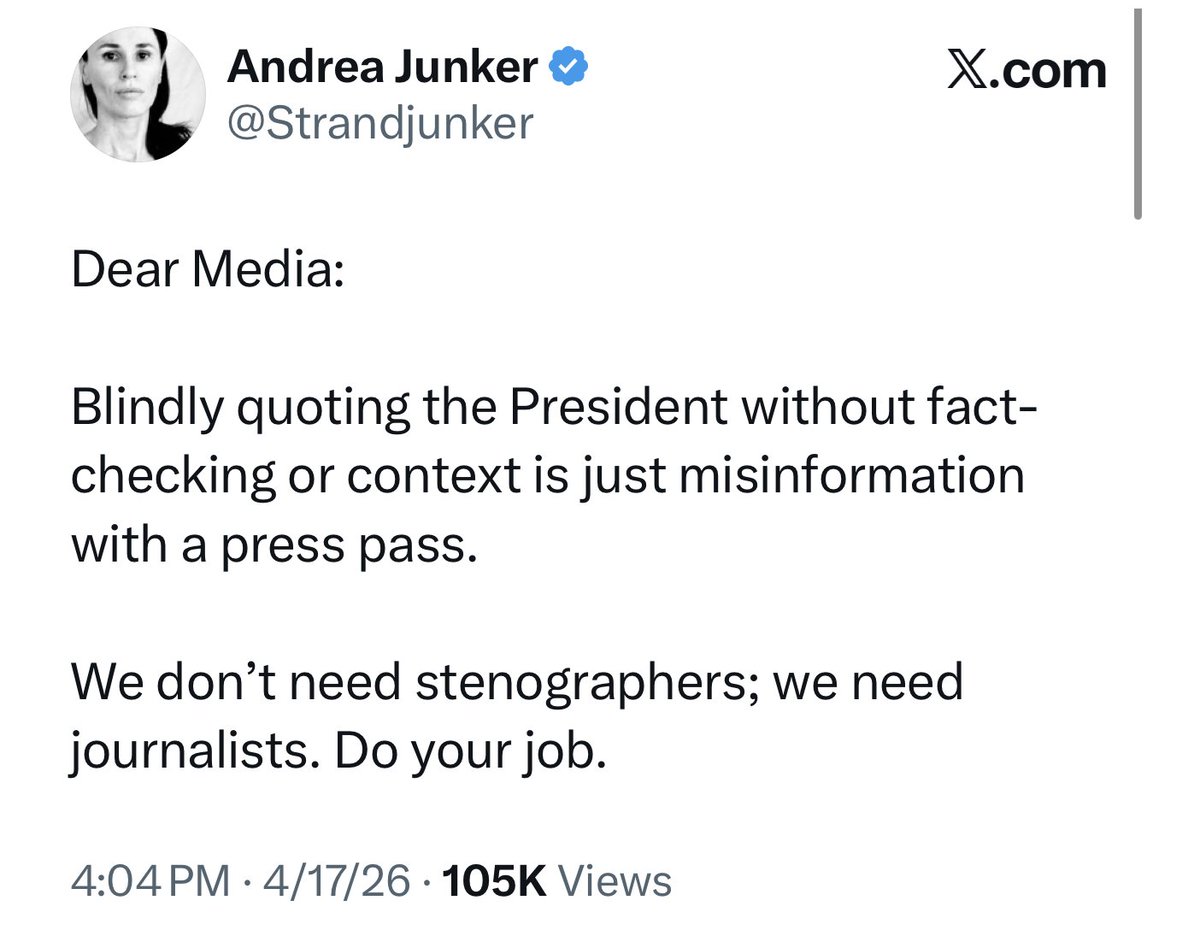 Dear Media,

We are begging you - please meet this moment. Please do your jobs.

Signed,

The Majority of America