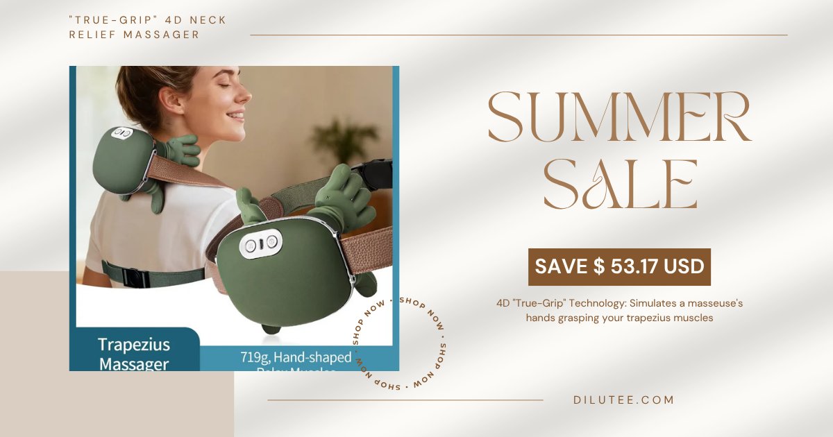 DiluteeC's tweet photo. Your body deserves better than daily tension 😌
Break free from tight muscles and nagging discomfort. This massager helps you feel relaxed and recharged every single day. 
Buy Now
https://t.co/mhucCsAG5G

#musclerelief #deskjobproblems #comfortfirst #wellnessdaily https://t.co/pz7aipuRrR