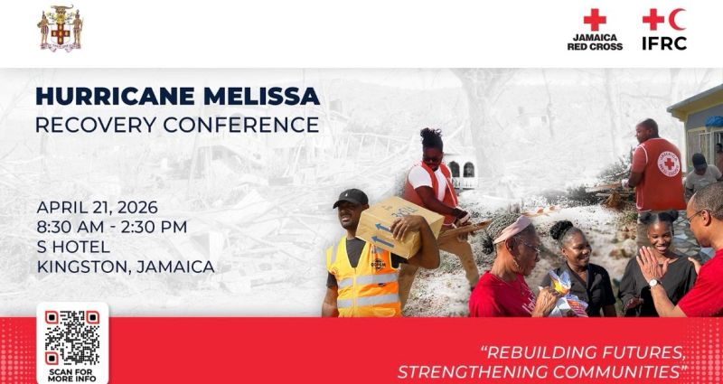 Jamaicaredcross's tweet photo. Tomorrow, we host the Hurricane Melissa Recovery Conference. 6 months after Jamaica’s most destructive storm. We'll join the govt &amp; IFRC unite to chart recovery &amp; resilience. Together, we’re building back stronger. #RecoveryInAction #BuildingBackStronger #Resilience https://t.co/QAW9BBTTJ7