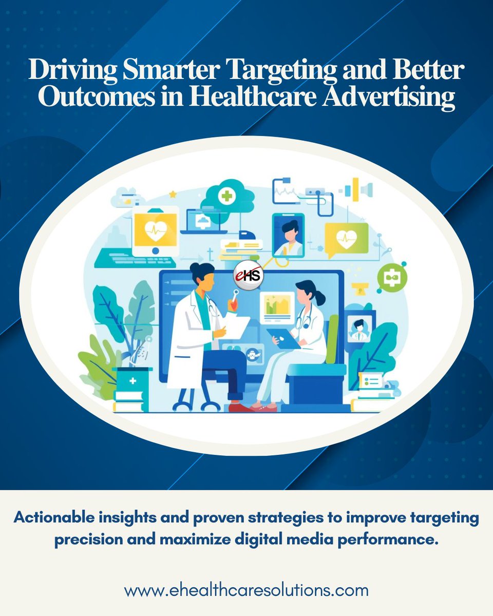 E_HS's tweet photo. In today’s digital landscape, precision matters. 

The difference between wasted spend and engagement is how well you understand your audience. 

At EHS, we turn data into strategies to help healthcare marketers target smarter and perform better.

 https://t.co/7gaNKqbO1N https://t.co/dM9zLmyB9s