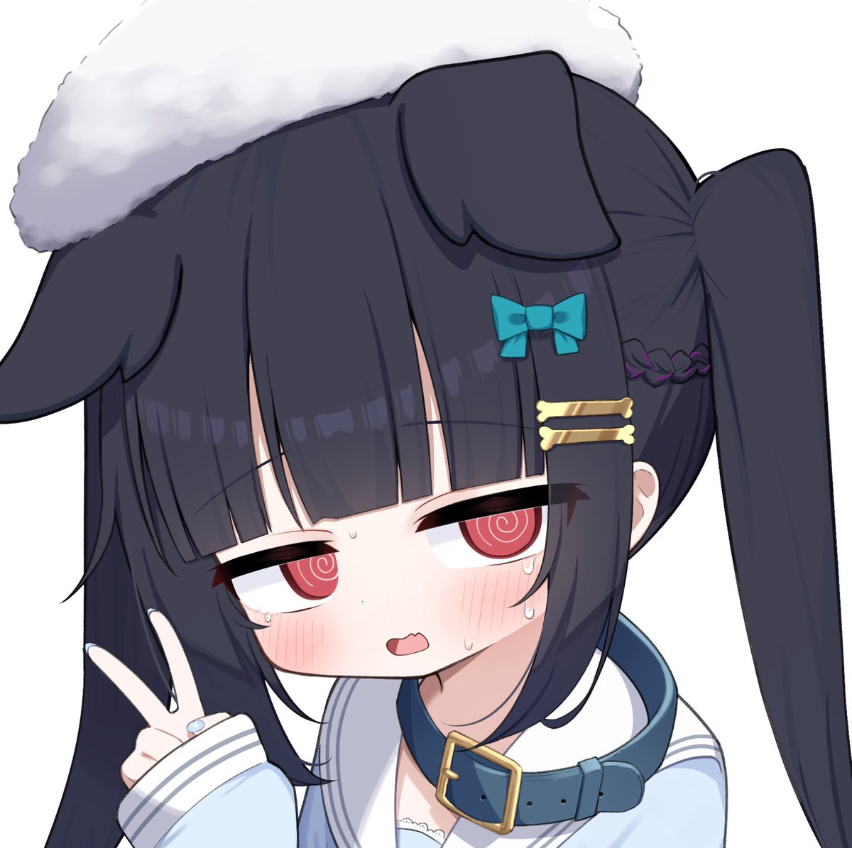 わお
 #このタグを見た人が黒髪の創作キャラ貼ってくれる 