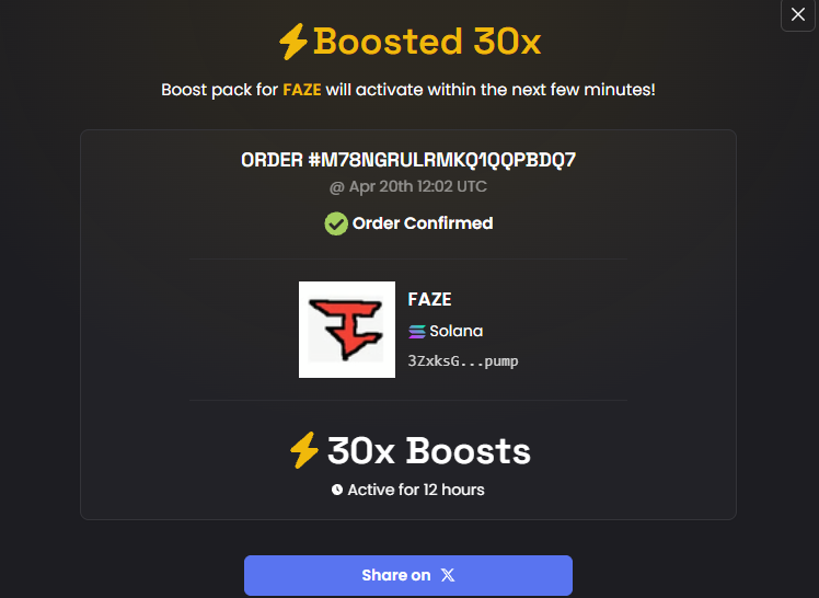 Rivernfa's tweet photo. Bought 30x boosts, let's get this running https://t.co/SVSu1bYQF4