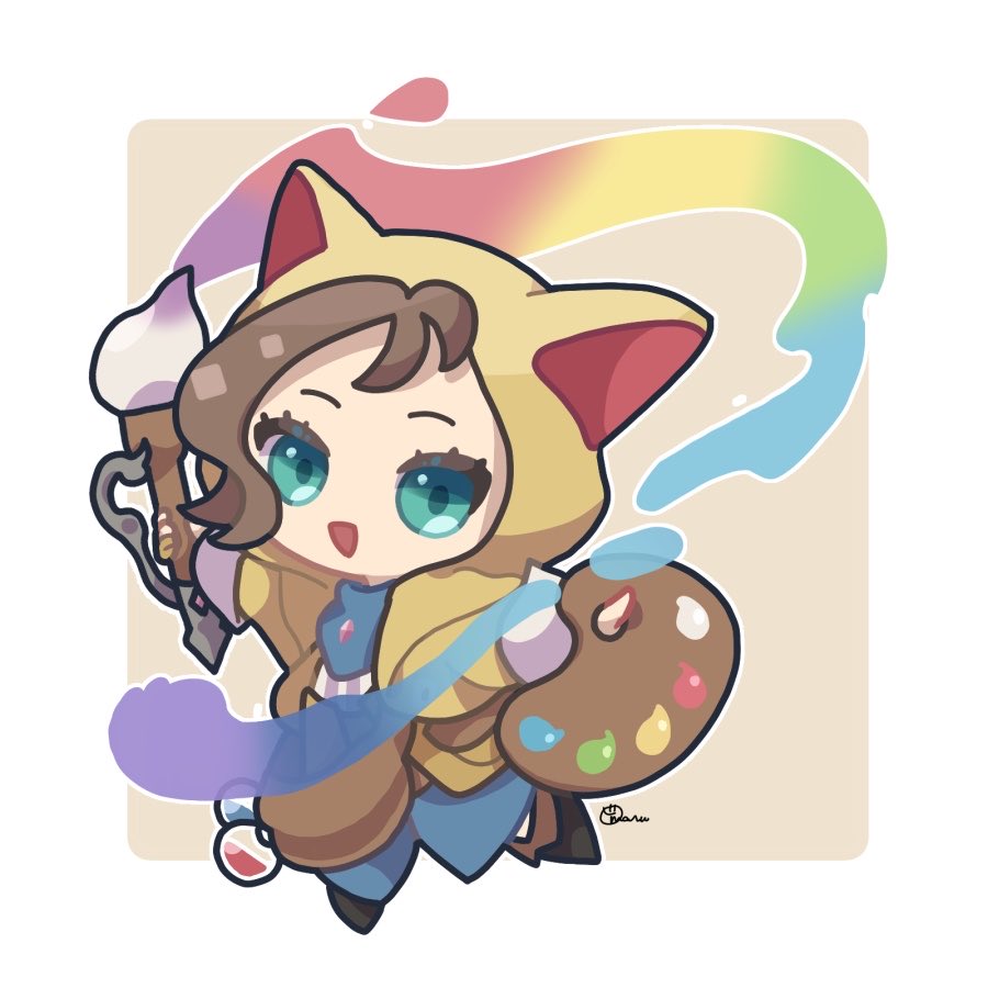 omaru_ff14's tweet photo. クルルさん🎨 https://t.co/7B9Yti3wmR