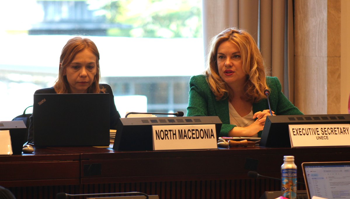 UNECE's tweet image. At @UNECE #RFSD2026 Civil Society Forum, @Tatiana_Molcean underlined the crucial role of #CivilSociety &amp;amp; #youth in advancing #Agenda2030. They strengthen policy &amp;amp; legitimacy by ensuring that the @UN system advances discussions closer to people’s lived realities &amp;amp; experiences.