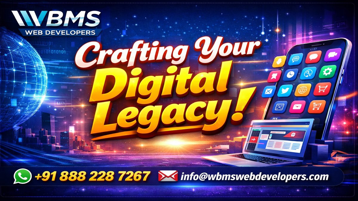wbms_tech's tweet image. 🚀 Build your digital future with WBMS Web Developers!
Websites, Apps, Games &amp;amp; SaaS solutions that scale your business 🌐
🔗 Visit: wbmswebdevelopers.com
📲 App: tinyurl.com/WBMSApp

#WBMSWebDevelopers #delhi #mumbai #kolkata #chennai #hyderabad #ahmedabad #surat #bangalore