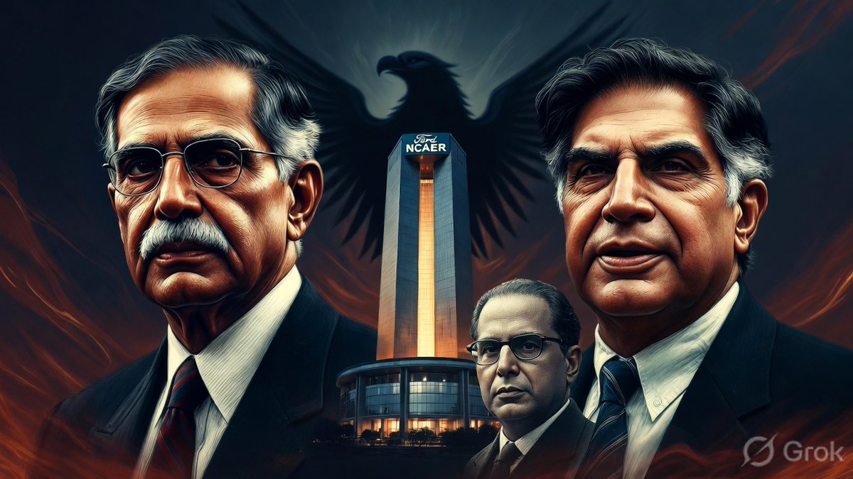 The Tata-Ford Connection: How Influence Shaped India's Economic Policy (Thread)

In 1956, a meeting was held between India’s Commerce Minister, T.T. Krishnamachari, the Ford Foundation’s India representative, Douglas Ensminger, and industrialist J.R.D. Tata. It was decided to