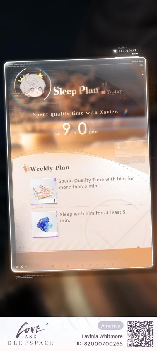 PurpleAddict218's tweet image. Time for a new week and for the next event! #loveanddeepspace