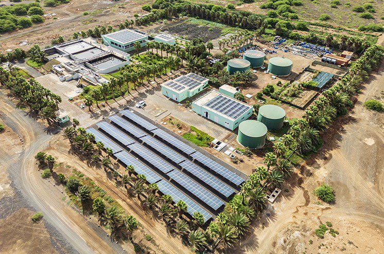 As 3 ETAR’s da #IlhadoSal trataram um volume recorde de 0,33 Hm3 no 1T26, com um caudal de 3.624 m3/dia para um nominal conjunto de 5.950 m3/dia
#CaboVerde