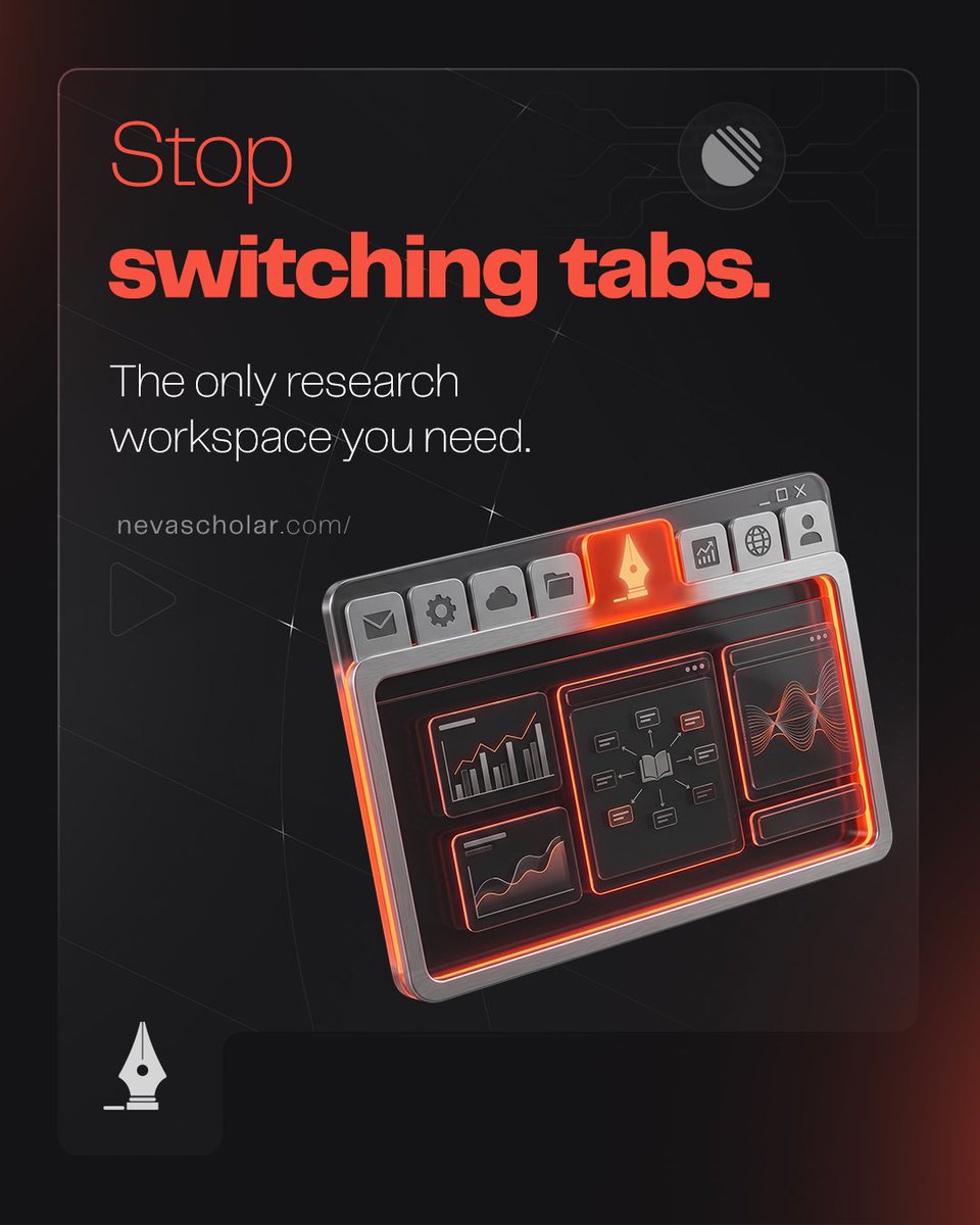 Neva_Scholar's tweet image. Stop the tab-switching cycle. 🚫💻

NevaScholar brings your entire research process into a single, powerful workspace. From literature review to final polish, everything you need is right where you left it.

Elevate your research. #NevaScholar #AcademicWriting #ResearchTool