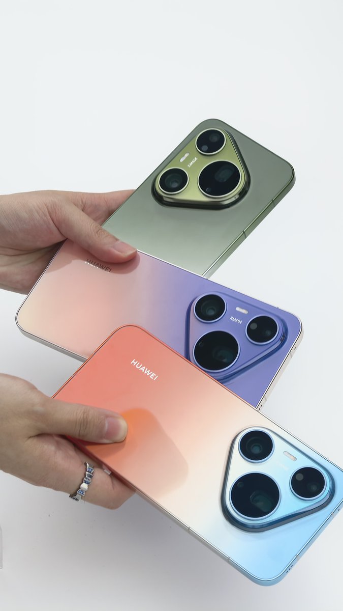 GrantChong's tweet photo. HUAWEI Pura 90 Pro Max. Which color do you like best? https://t.co/yffsB4jeRK