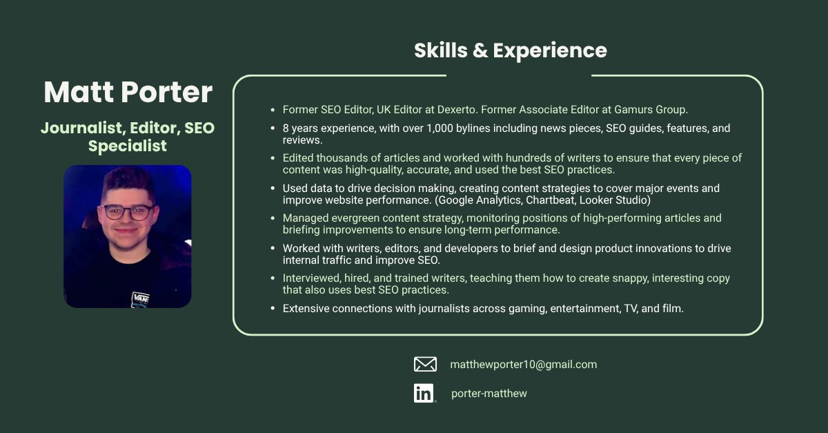 matt porter tweet media