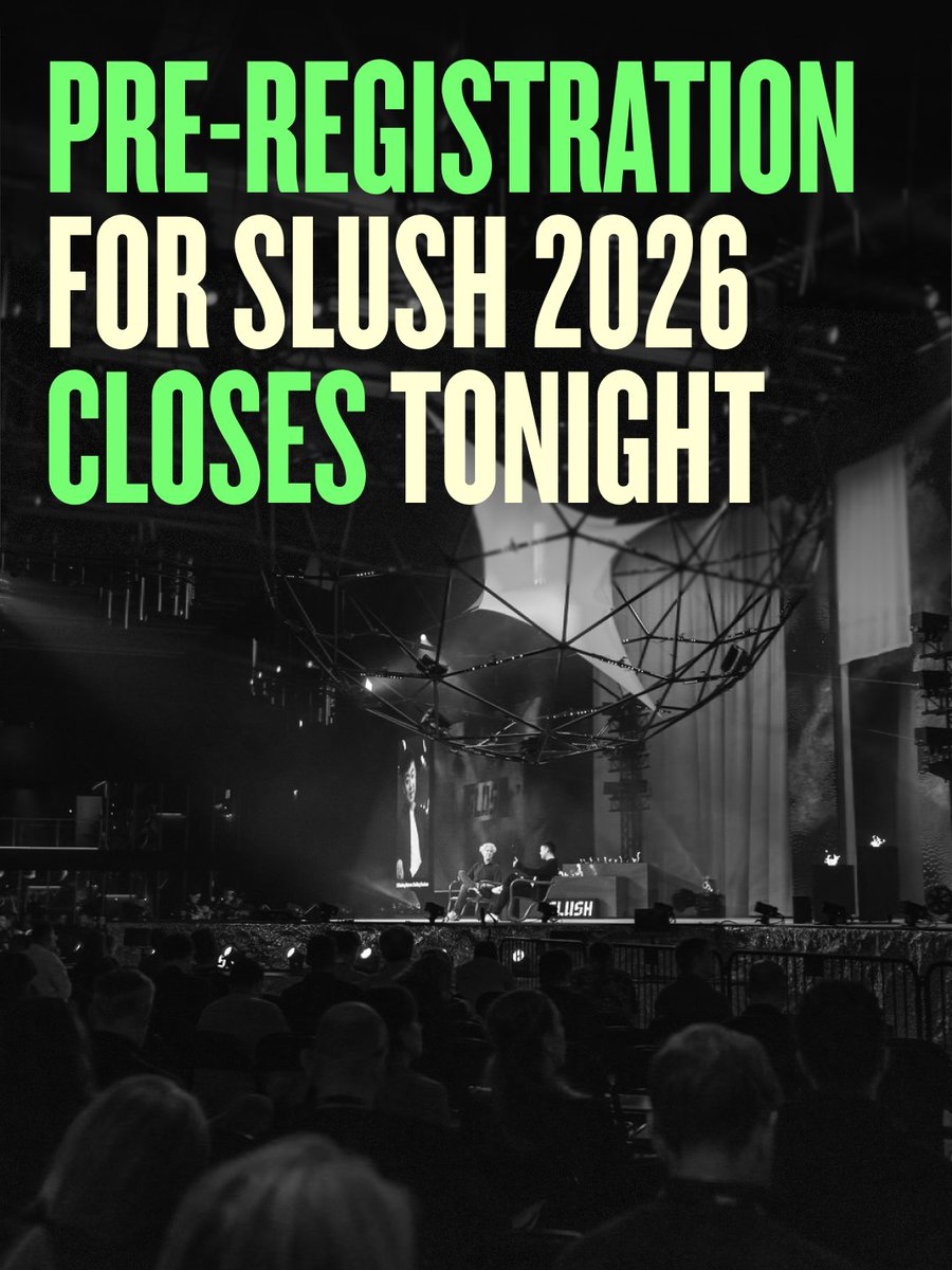 Slush tweet media