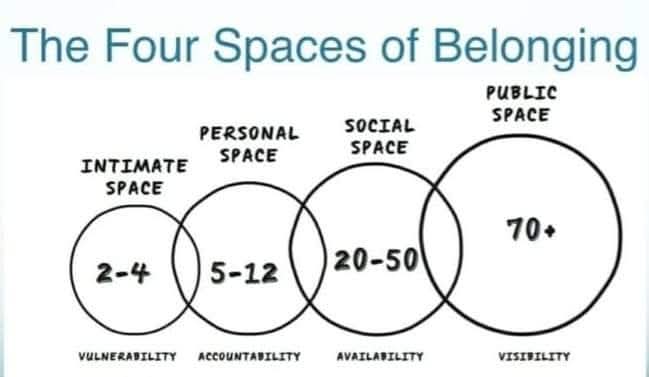 Jesus confided in the three, trained the 12, mobilized the 70, and told parables to the crowds.

This is the ecclesiology this moment needs!

*pic from book Church as Movement