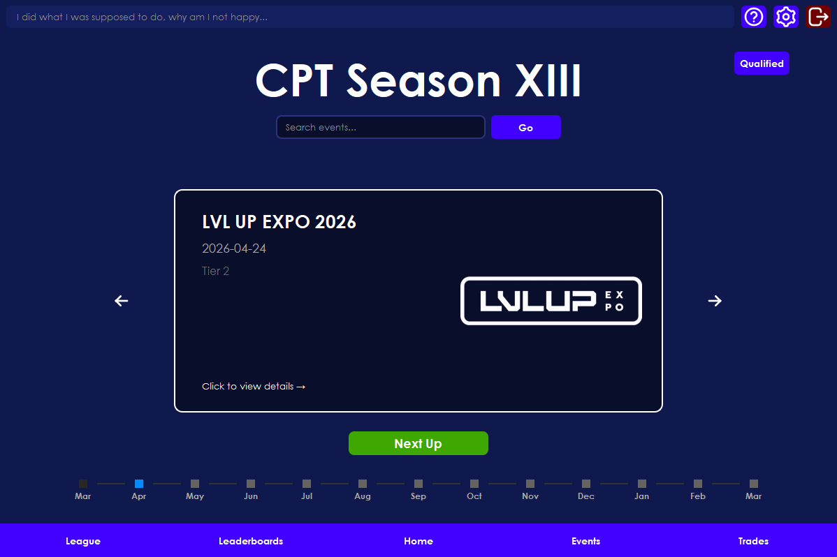 Fantasy_SF6's tweet photo. LVL UP EXPO is this weekend! The first scoring event of the season. Not CPT or EWC, but if you wanna win let's hope your players are showing up!

Make sure to get your teams drafted before the 24th! https://t.co/NsLiuRhmgQ