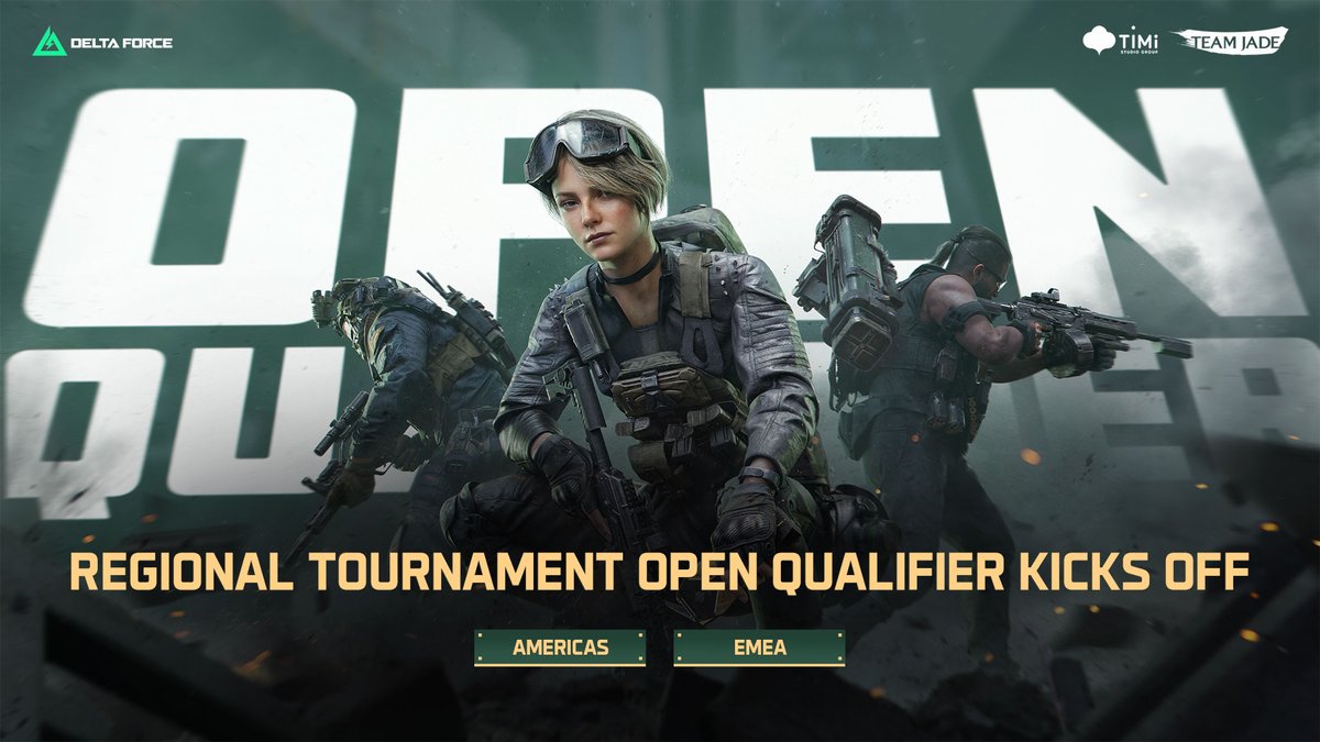 DeltaForce_Game's tweet image. 🔥 Open Qualifier registration is now open for teams across EMEA and the Americas.

🏆 Your road to the 2026 Delta Force Regional Tournament starts here.

👉 More details: playdeltaforce.com/en/detail/news…