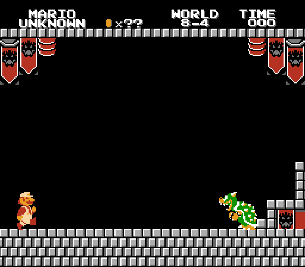 hansungkee1's tweet image. SMB #Mockup : Play as Final Boss Part 5
Bowser 3 Attacks
1. Fire Breath
2. Hammer Throw
3. Spike Shell Spin

Edited Sprites from #SuperMario Bros 1 and The Lost Levels

#SuperMarioBros © #Nintendo
#pixelart/#ドット絵 by ME