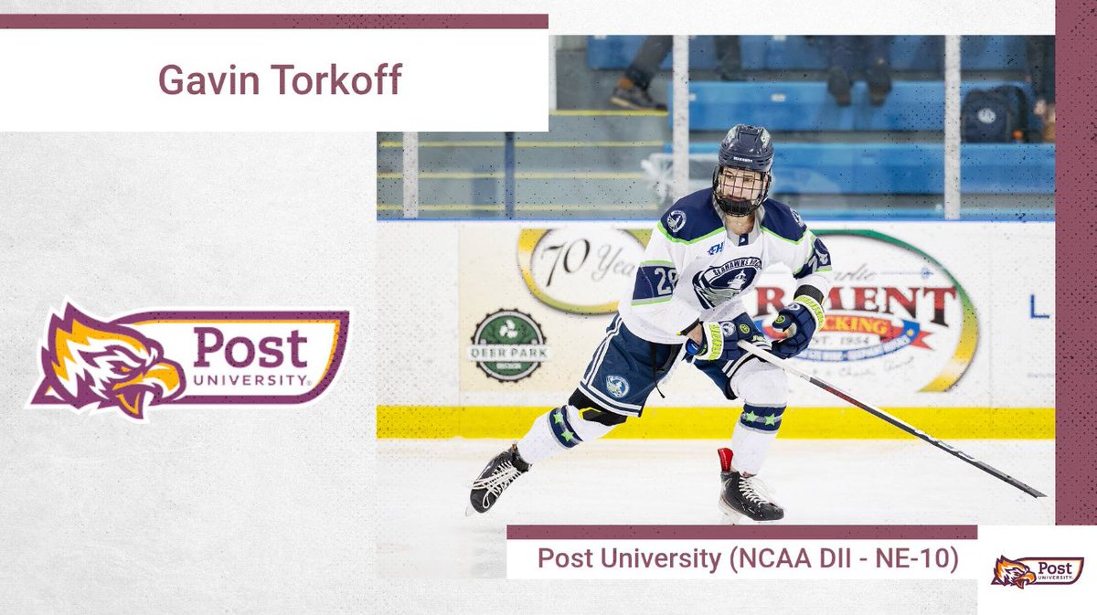SaltCityPros's tweet photo. Congrats Gavin Torkoff on his commitment to Post University! The 2005 Forward just wrapped up his junior career with an EHL Championship and will now make the jump to NCAA hockey. Congrats Gavin! #scp https://t.co/gn2DXTYblI