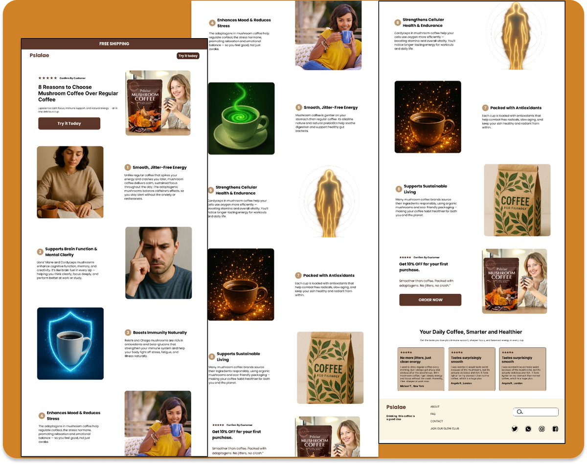 ojo5501's tweet image. I redesigned a listicle landing page for a Shopify brand, and one thing stood out:
Clear bullets sell faster than clever copy.
If your page can’t explain the value in a simple list, paid traffic will expose it fast.
#Shopify #DTC #Ecommerce