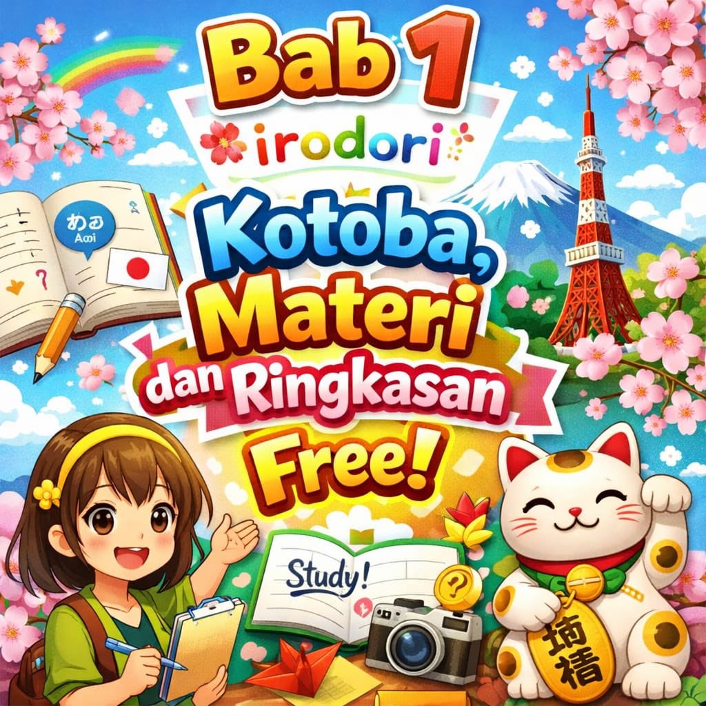 michi_clouds's tweet photo. Belajar Bahasa Jepang 30 hari, sehari 1 bab irodori 🇯🇵

Free materi, kotoba, dan ringkasan tiap hari.
Buka link ini buat akses materi dan update selanjutnya check dan follow disini ya minna👇
https://t.co/gFmLbIKYrJ https://t.co/DX4B5zgTXQ