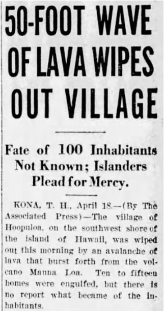 KansasCity100's tweet image. #Hawaii - a village on the big island was wiped out by volcanic lava. Kilauea has been very active lately.