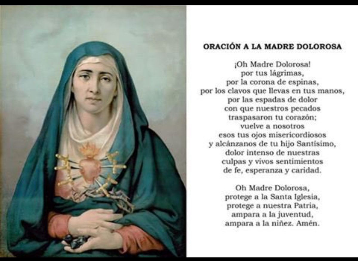 hugovillacres's tweet photo. 120 años del milagro de la Dolorosa del Colegio San Gabriel... no me abandone tu amor! https://t.co/uRzGyERGHq