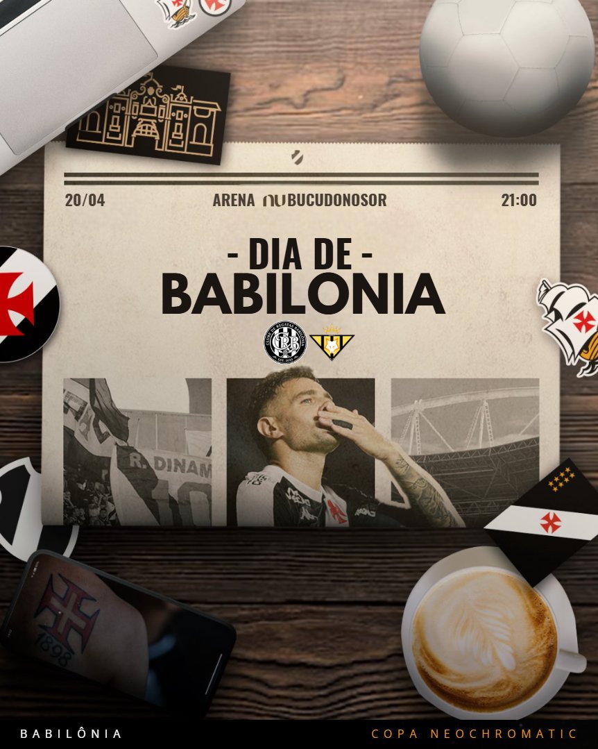 Cr_Babilonia's tweet photo. 𝑫𝑰𝑨𝑨𝑨𝑨𝑨𝑨𝑨𝑨𝑨𝑨𝑨𝑨 𝑫𝑬 𝑩𝑨𝑩𝑰𝑳𝑶𝑵𝑰𝑨! 💢💢💢

O #MaiorDoNorte recebe, nesta noite, a equipe do Raposo FC na Arena NuBucodonosor.

#CRBabilônia https://t.co/LsTsIONQYY