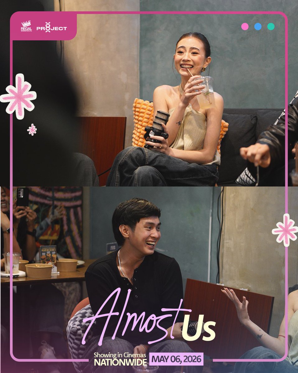 RegalFilms's tweet image. #JMFyang just gave us the aminan we’ve been waiting for 🫦🥹

don’t miss their AWKP debut sa special Sta. Jolen’s episode! iba ang atake ng kilig tonight 🤧✨

#AlmostUs in cinemas nationwide May 6! 🍿🎟️