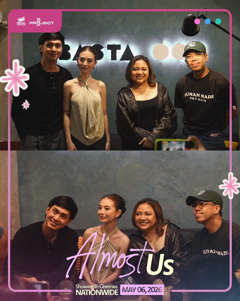 RegalFilms's tweet image. #JMFyang just gave us the aminan we’ve been waiting for 🫦🥹

don’t miss their AWKP debut sa special Sta. Jolen’s episode! iba ang atake ng kilig tonight 🤧✨

#AlmostUs in cinemas nationwide May 6! 🍿🎟️