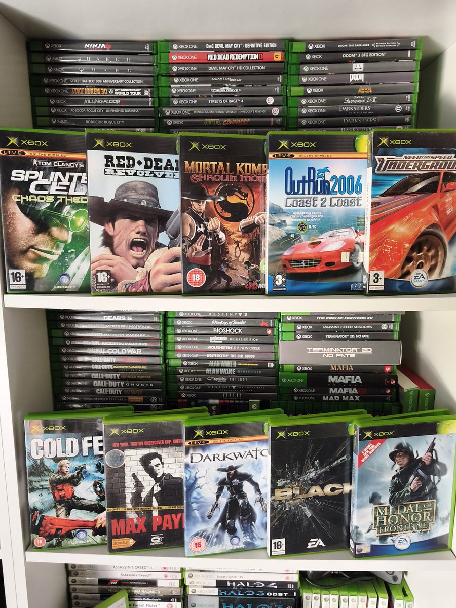 Nune7uis's tweet image. Xbox 💚🕹️

#xbox #videogames #collection #gamingculture #arcade 🎮🕹️