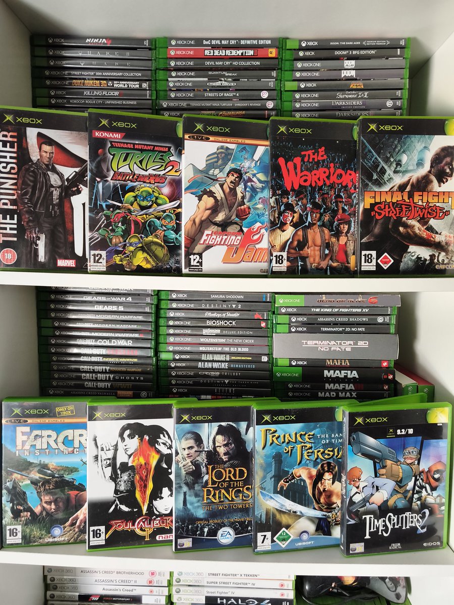 Nune7uis's tweet image. Xbox 💚🕹️

#xbox #videogames #collection #gamingculture #arcade 🎮🕹️