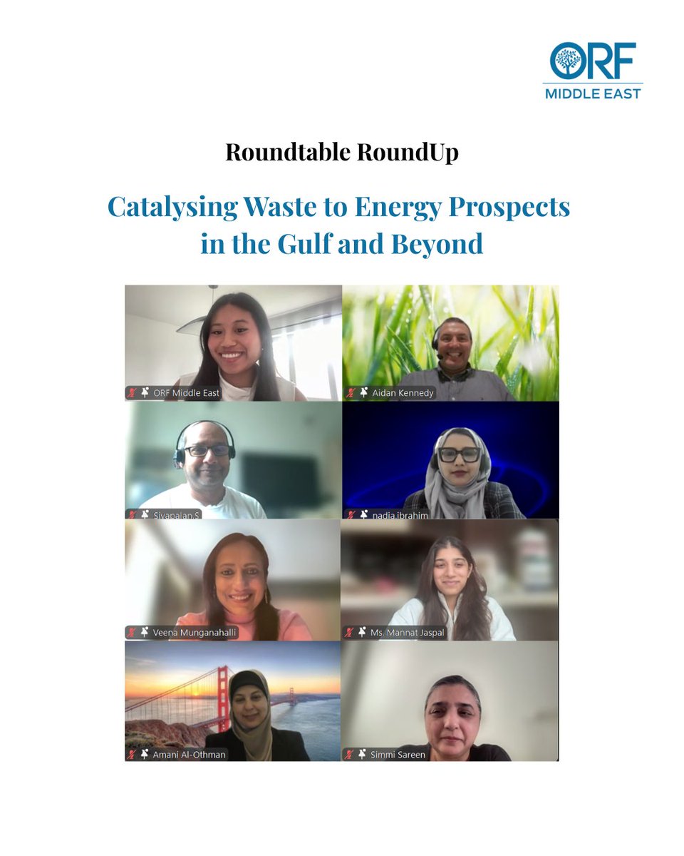 orfmiddleeast's tweet image. Waste is becoming one of the #Gulf’s biggest untapped resources. Despite waste management progress, #recycling composes less than 5 % in the Gulf. 

@orfmiddleeast convened experts to discuss how Waste-to-Energy (#WtE) can play a critical role in ensuring that rubbish piling up
