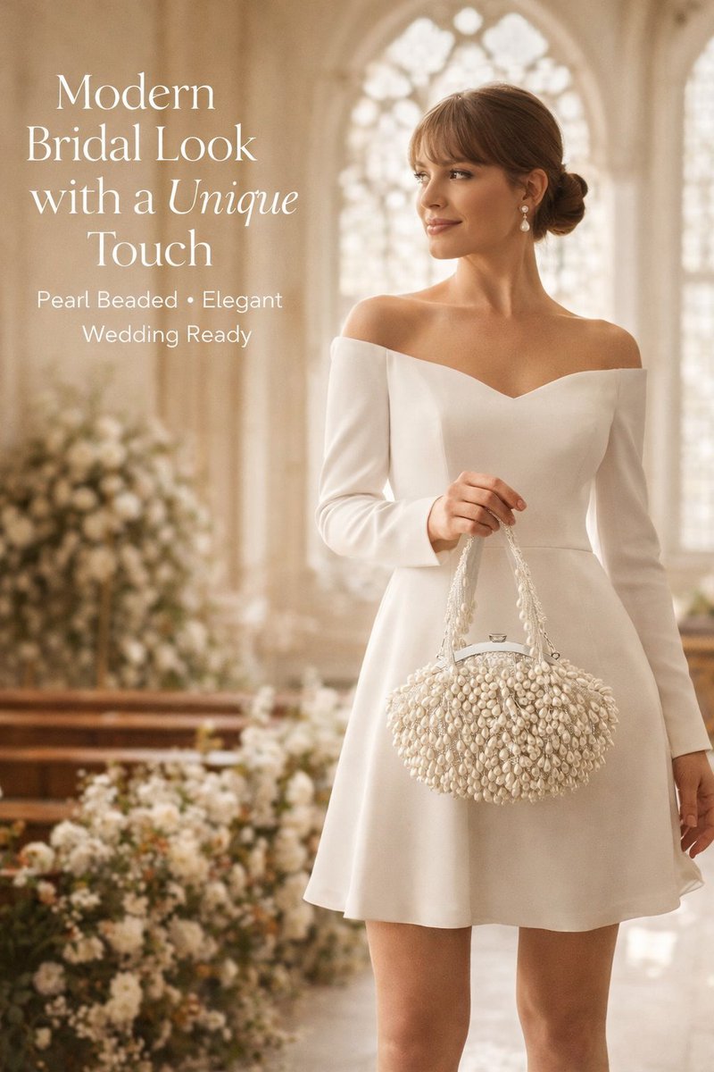 ArtikasCreation's tweet image. Modern Bridal Clutch for Wedding | Pearl Beaded Ivory Potli Bag for Elegant Bride Look
a.co/d/09ShaD53 (shop Here)
#Amazonfinds #shopnow #hotdeal #sale #florida #USA #newyork #wedding #GIFTofSMAP