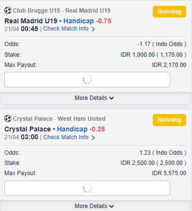 HAND_OVERR's tweet photo. MENU MALAM INI !!  👇👇

REAL MADRID U19 HDP -0.75 FT
CRYSTAL PALACE HDP -0.25 FT

Tipis dlu kak. yang mau versi full bill meluncur langsung ke DM atau klik Link https://t.co/LlEua85QcF !!✈️🛩💰💰 https://t.co/oAcfhNnp4X