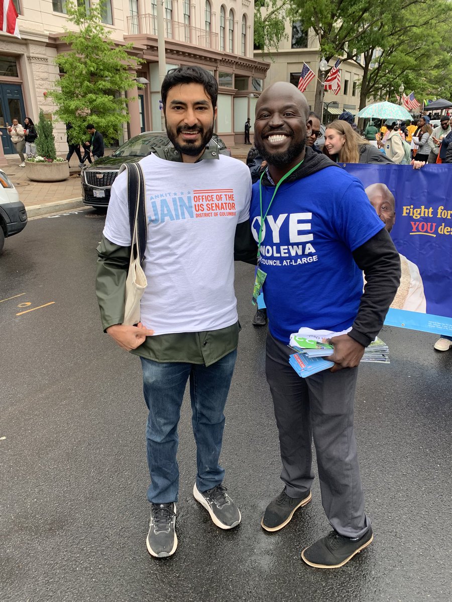 repoyedc's tweet photo. Grateful to be out at the Emancipation Day parade with the community yesterday.
164 years of freedom in DC, and the work continues.
#DCEmancipationDay https://t.co/vJEDHAeeqw