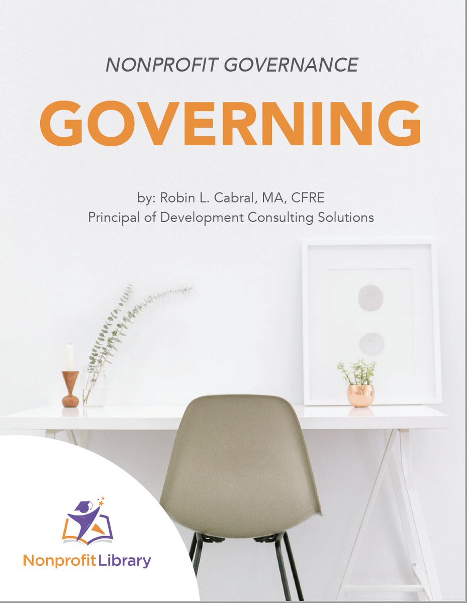 RobinCabralCFRE's tweet image. In this FREE e-book, learn:

• What is good governance and what is not
• How to build your best Board now
• How to move your organization from management to governance.
and more!

…opmentconsultingsolutions.ac-page.com/nonprofitgover…

#coaching #nonprofit #fundraising #fundraisingideas #charityfundraiser
