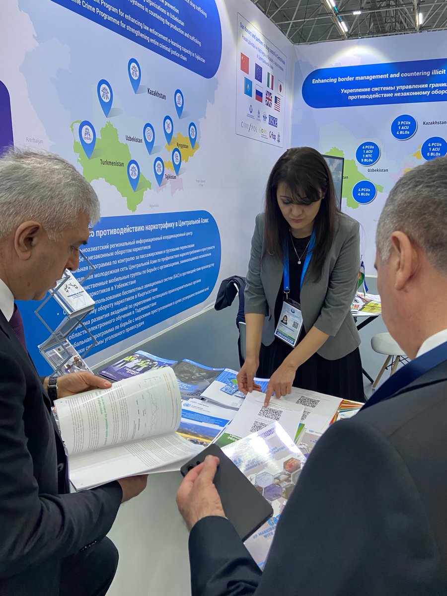 UNODC_ROCA's tweet image. Across Central Asia, drug response strategies emphasize #prevention and #treatment, with growing focus on youth. 
🔹Strong progress in capacity building: professionals trained across all 22 modules of the Universal Treatment Curriculum, strengthening evidence-based care.